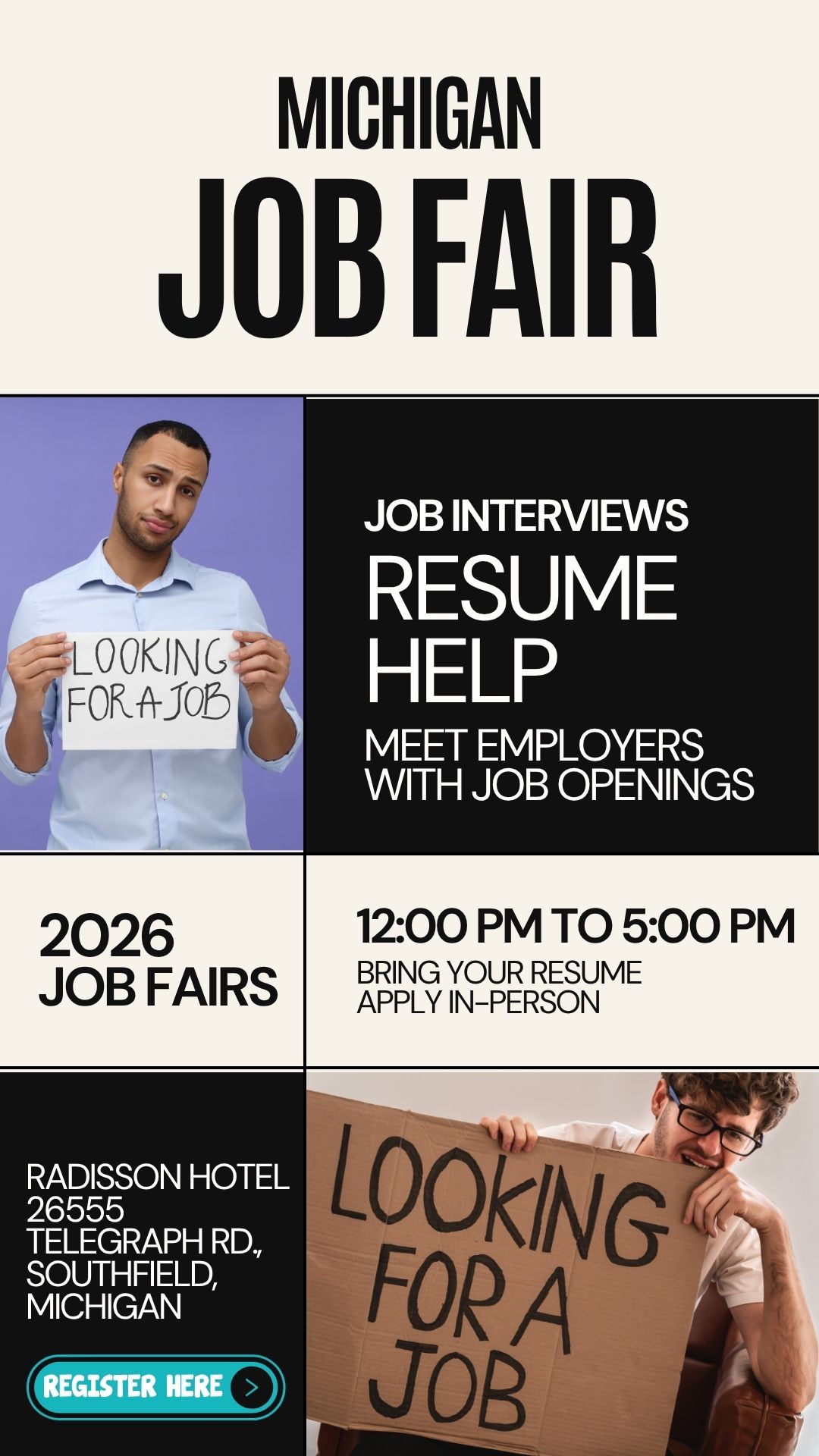 Michigan Job Fair — Radisson Hotel, Southfield